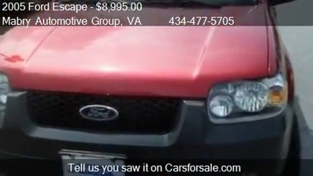 2005 Ford Escape XLT - for sale in Forest, VA 24551 смотреть онлайн