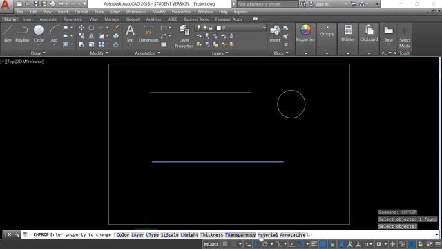 48: Curso de AutoCAD en Espanol: Modifying properties using CHPROP command смотреть онлайн