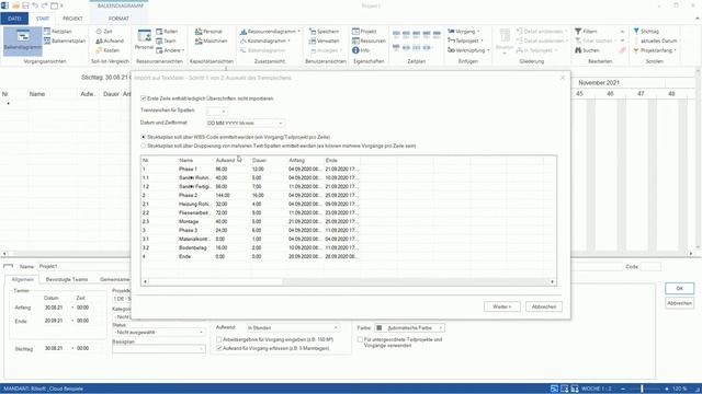 Rillsoft Cloud - 071 Import Excel CSV Format WBS Code смотреть онлайн