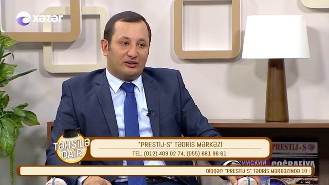 Prestij-S Tədris Mərkəzi | Təhsilə Dair Verlişi 06.07.2021 смотреть онлайн