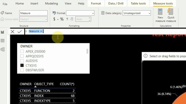 Learning Power BI with Oracle - How to Display Dynamic Text using Cards and Measures in Power BI смотреть онлайн