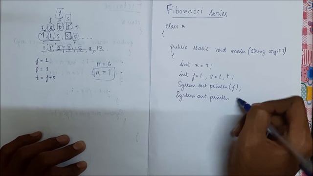 Java program to print Fibonacci Series | Java смотреть онлайн