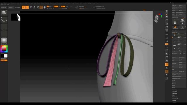 Making mesh clothes for Second life - Marvelous Designer - Zbrush - Substance Painter смотреть онлайн