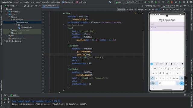 Cómo CREAR una PANTALLA DE LOGIN con JETPACK COMPOSE | ANDROID смотреть онлайн