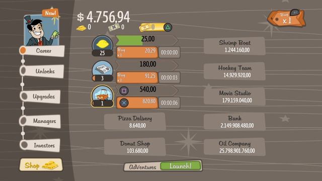 TROFEI FACILI ! - IL GIOCO PIÙ BUGGATO DI SEMPRE ! Adventure Capitalist - ps4 смотреть онлайн