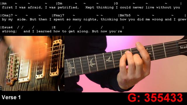 I Will Survive Guitar Lesson - Gloria Gaynor смотреть онлайн