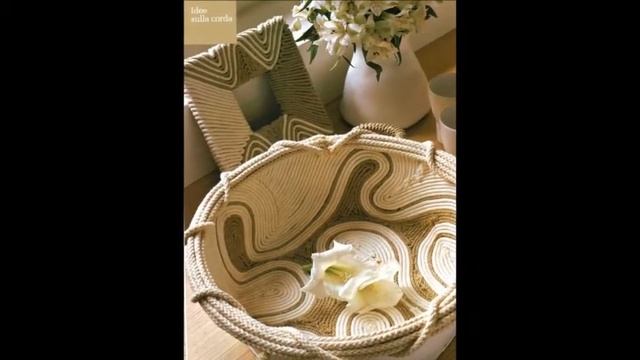 Интересные поделки своими руками для дома из веревки смотреть онлайн