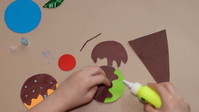 Как сделать мороженое из бумаги, детские простые поделки своими руками смотреть онлайн