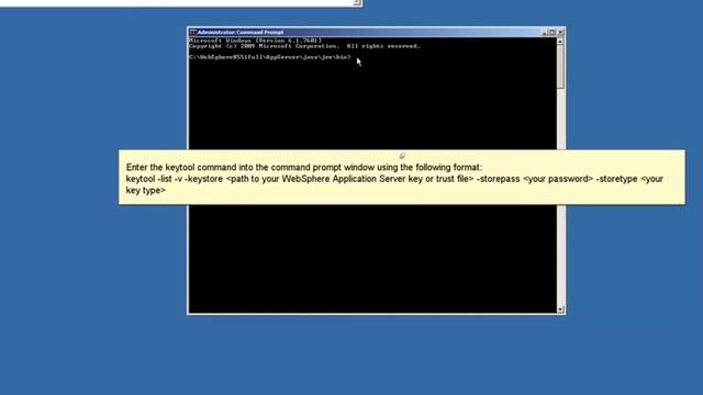 WebSphere 8 5 5 using keytool to verify the certificate chain смотреть онлайн