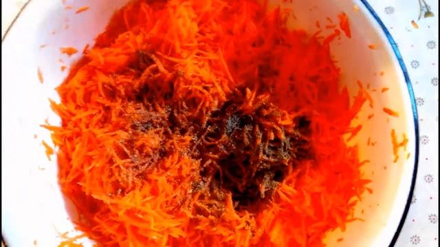 Домашняя морковь по корейски