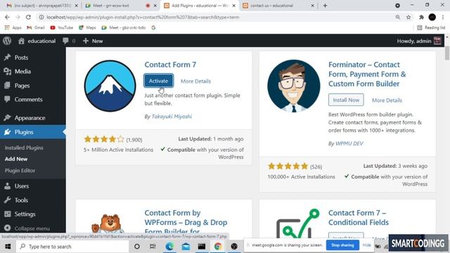 Smart Coding || How To Create Contact Us Page In wordpress смотреть онлайн