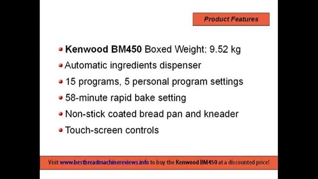Kenwood BM450 Bread Maker review смотреть онлайн