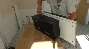 Встраиваемая кухонная вытяжка. Размеры. Как встроить в шкаф.