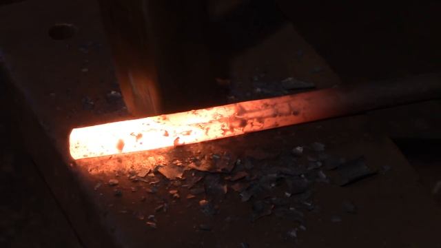 Квадрат из кругляка. Ковка квадрата.