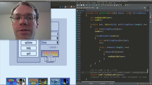 Tetris robot in Java (★★☆) смотреть онлайн