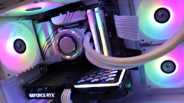 Lian Li PC-O11D Mini Snow + Lian Li Galahad 360 + I7 12700Kf + RTX3060Ti