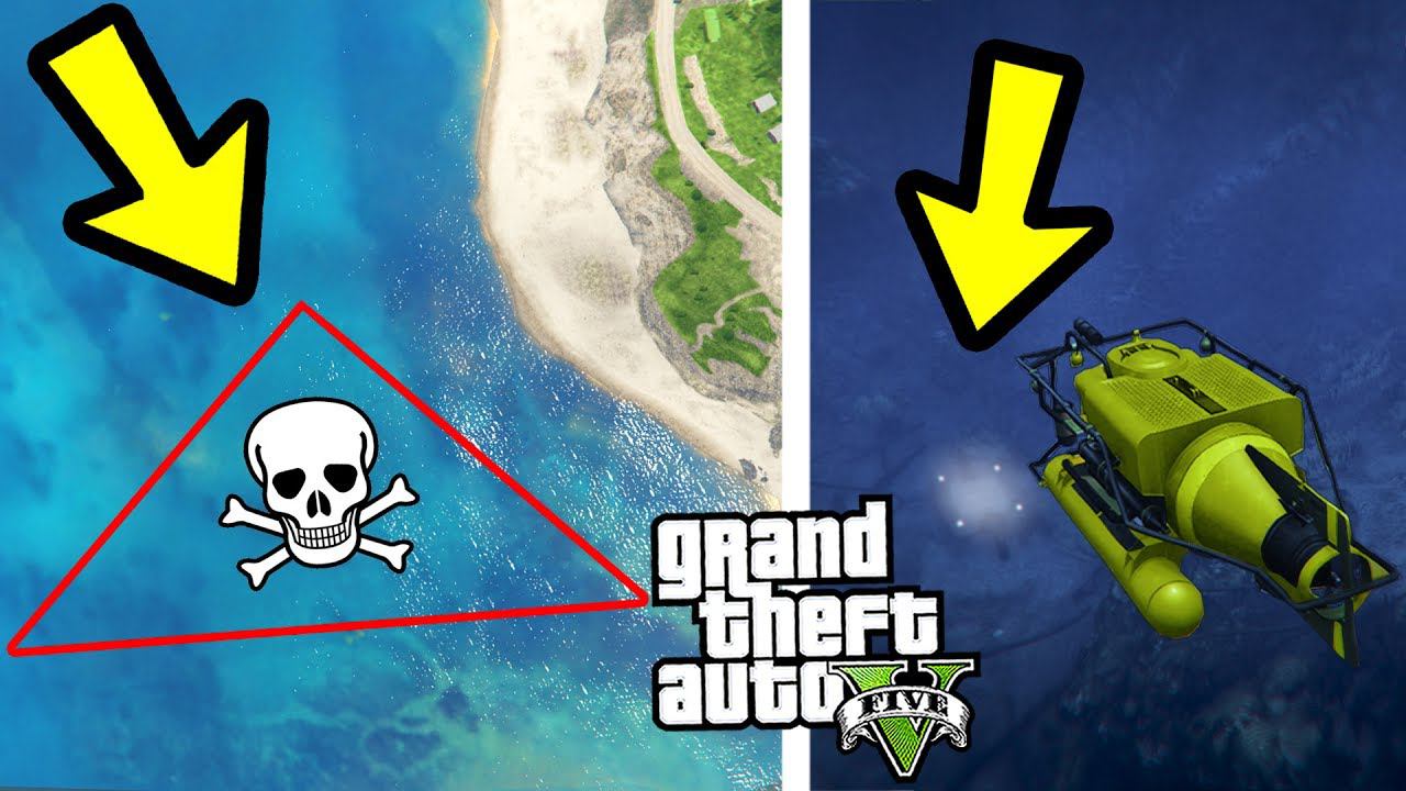 ЧТО НАХОДИТСЯ НА ДНЕ БЕРМУДСКОГО ТРЕУГОЛЬНИКА? ЧТО ЭТО ТАКОЕ? (GTA 5) смотреть онлайн