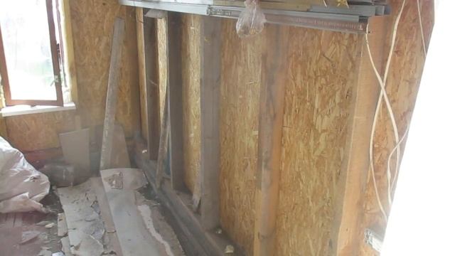 Делаю ремонт веранды. Часть-1. Сделал пол и поставил окно. Школа ремонта.Ремонт своими руками. смотреть онлайн