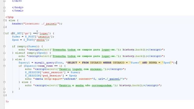 PHP - Corrigindo sintaxe para Mysqli смотреть онлайн