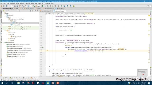 #4 Online Music Player App using Firebase + Backend using Android Studio смотреть онлайн