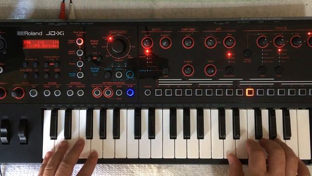 Roland JD Xi Save a Prayer Intro Synth Arp смотреть онлайн