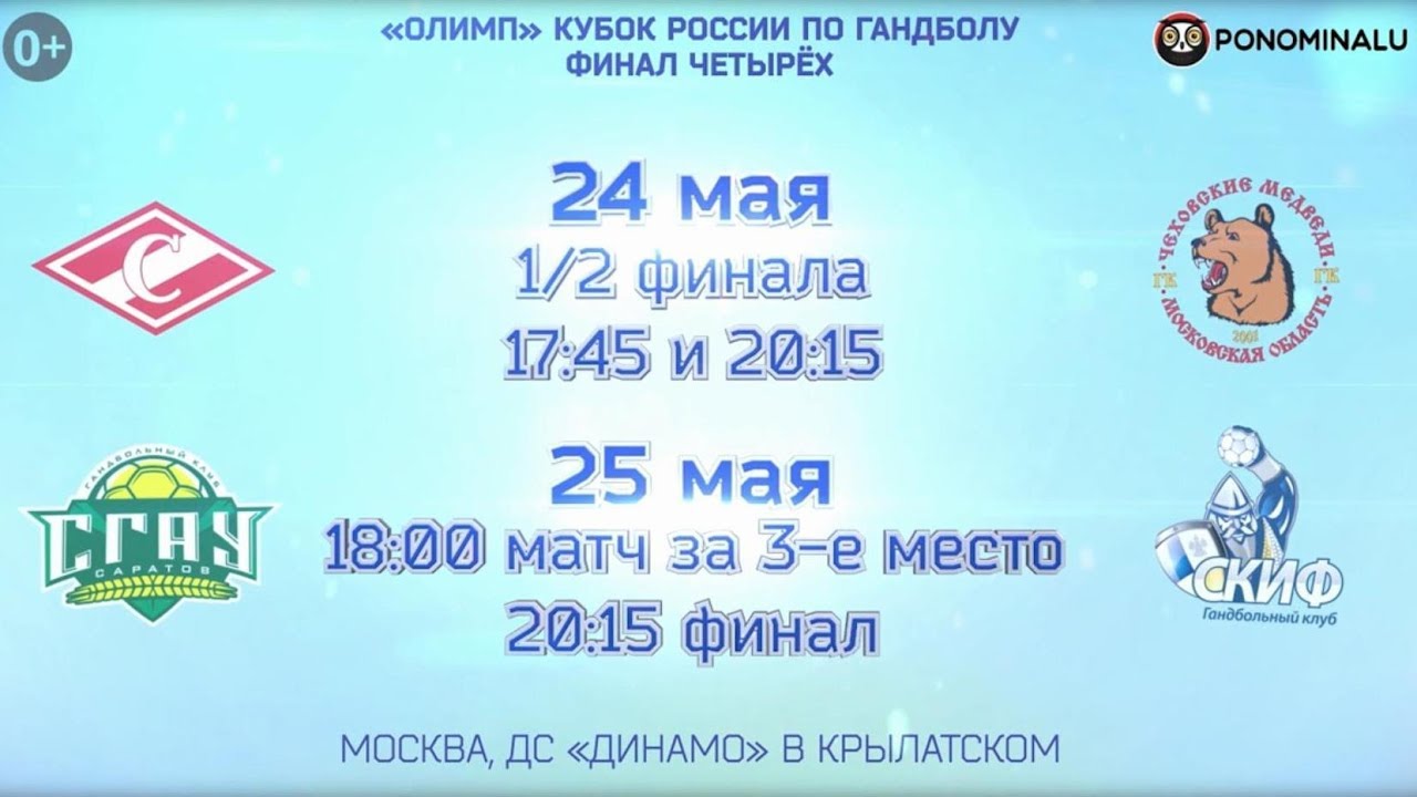«Олимп» Кубок России. Финал четырёх смотреть онлайн