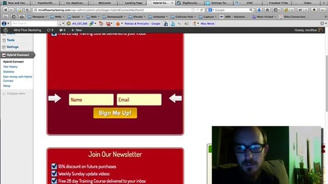 Wordpress Squeeze Page and Email Sucking! Plug in Hybrid Connect... It's dope смотреть онлайн