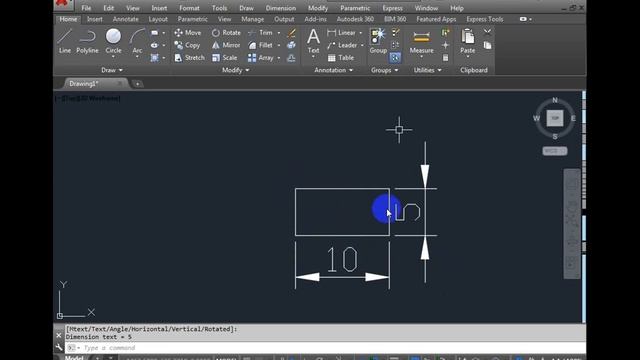 Dimensions in AutoCAD 2015 смотреть онлайн