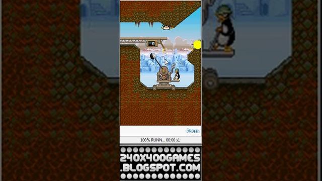 Crazy Penguin Catapult 2 240x400 смотреть онлайн