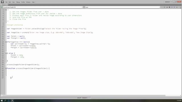 Resize Photos Via Photoshop Scripting | Coding Reel смотреть онлайн