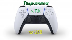 Как подключить Дуалсенс к ПК по USB (The connecting  Dualsens controller to a Personal computer)