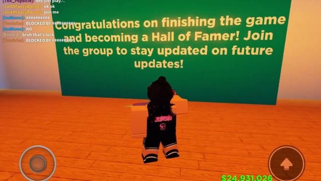 UNLOCKING THE HALL OF FAME IN ROBLOX DUNK SIMULATOR!