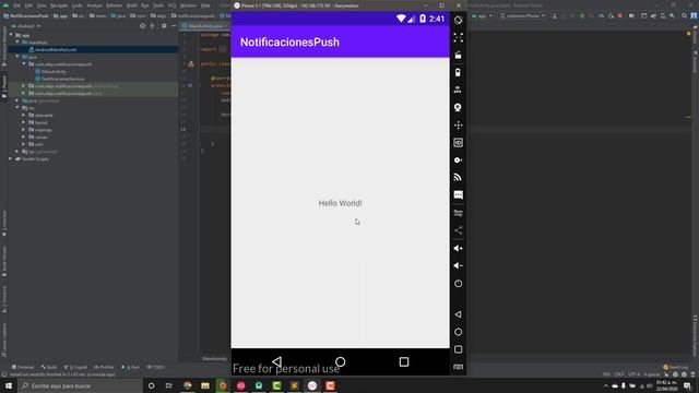 Notificaciones Push Android Studio Firebase y PHP [2020] смотреть онлайн