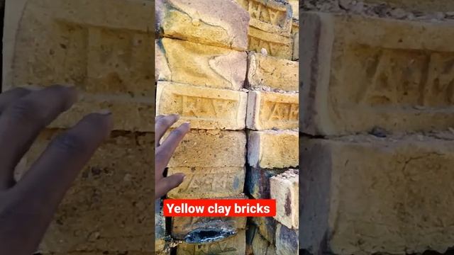Yellow Colour Clay BRICKS #bricks #ईट #short #usa #uk