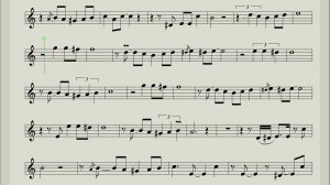 Есть только миг - Ноты для саксофона тенор, трубы, строй - B (музыка из кинофильма "Земля Санникова"