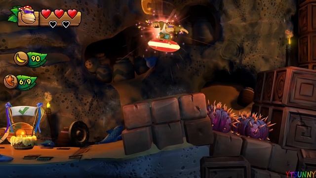Donkey Kong Country: Tropical Freeze (Switch) 100% Walkthrough Part 8 - New Funky Mode смотреть онлайн