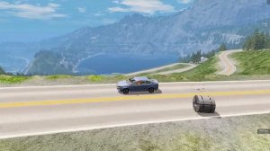 КАТУШКА СМЕРТИ! ОПРОКИНУЛ ГРУЗ НА ДОРОГУ | BeamNG.drive