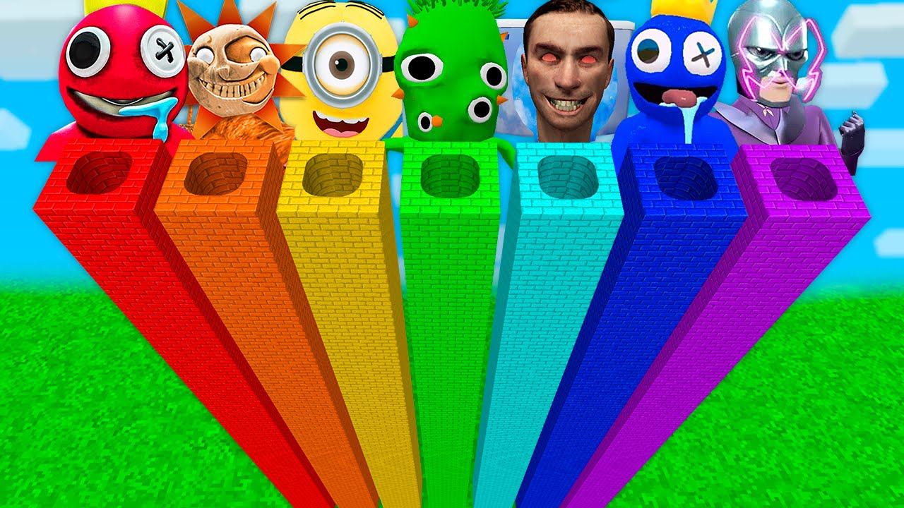 КРУГЛЫЕ ЯМЫ ДО НЕБА В МАЙНКРАФТ смотреть онлайн