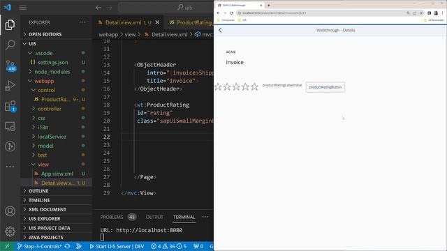 SAP UI5 Fiori - Custom Controls #33 смотреть онлайн