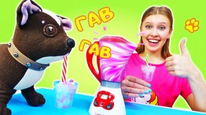 Детская кухня - Игры для детей в дочки матери и мягкие игрушки | Как мама