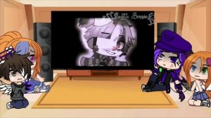 Afton react to Michael Afton memes (part 2/? Afton family stuck in room for 24h)||by Wolfie UwU||