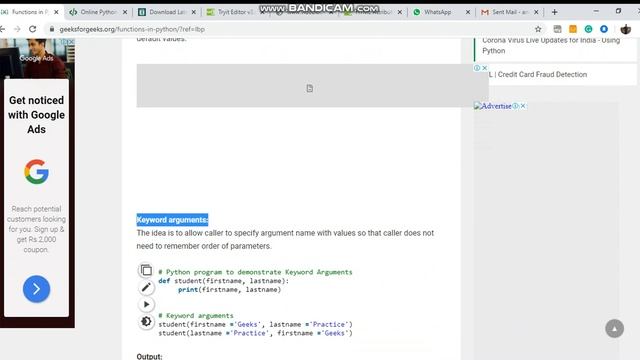 Python (various type of arguments) смотреть онлайн