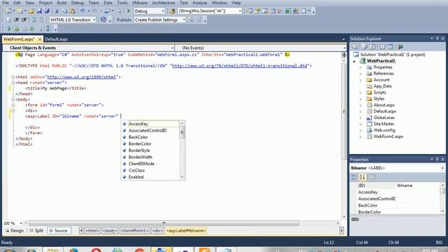 Display text on screen using c# with Asp.net webforms смотреть онлайн