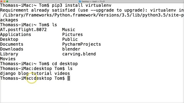 Install Virtual Environment For Django Project смотреть онлайн
