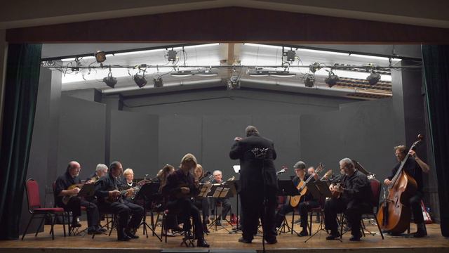 Aleksei Aleksandrov (domra) performs Piazzolla's Oblivion with Munier Mandolin Orchestra смотреть онлайн