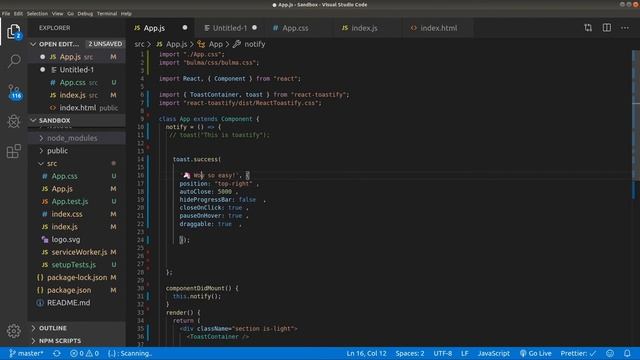 How to install Toastify on your React project смотреть онлайн