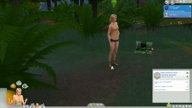 Lets Play: The Sims 4 Outdoor Retreat (Part 8) Insect Catching! смотреть онлайн