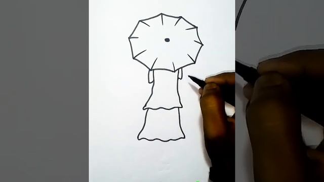 Very easy girl drawing . #Drawing for beginners . pencil sketch (2020) смотреть онлайн