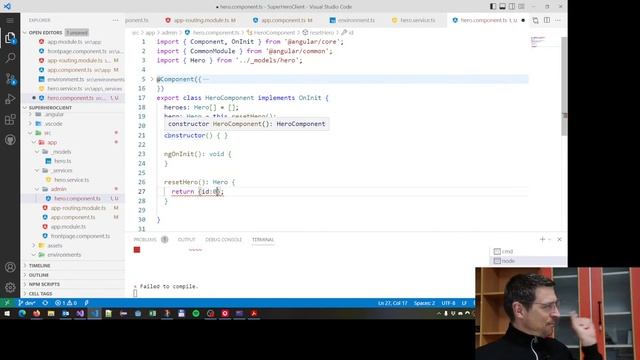 Angular, Hero Administration, Input og Listevisning смотреть онлайн