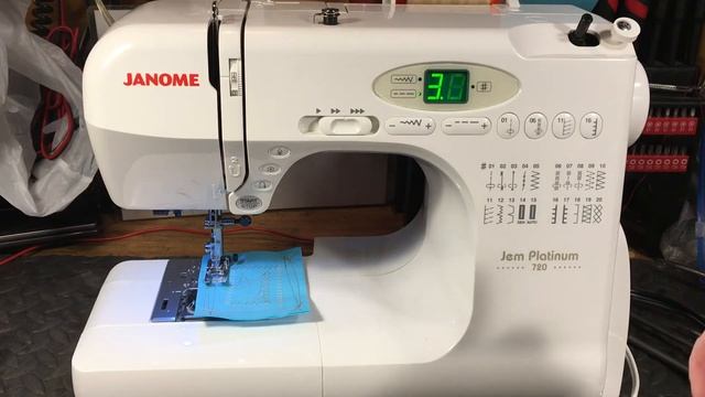 Janome Jem Platinum revue. Nice portable is good for its purpose. Light & functional. (Video 180) смотреть онлайн
